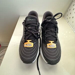 Skechers Black and White Slip-Ins